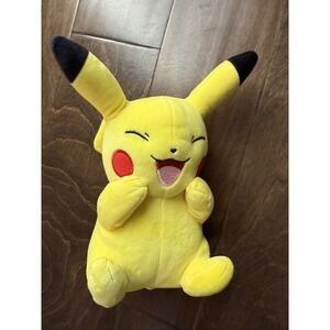 Nintendo Pokémon 2020 Pikachu  8" Tall Yellow‎ Plush Stuffed Toy